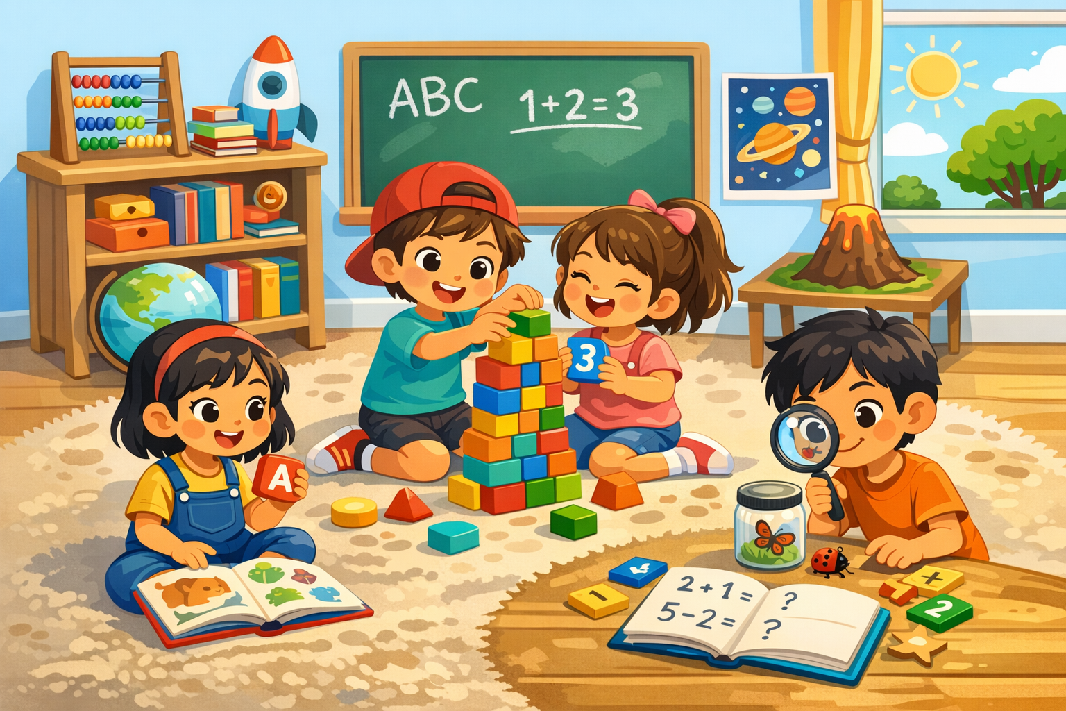 Ilustrasi Bermain